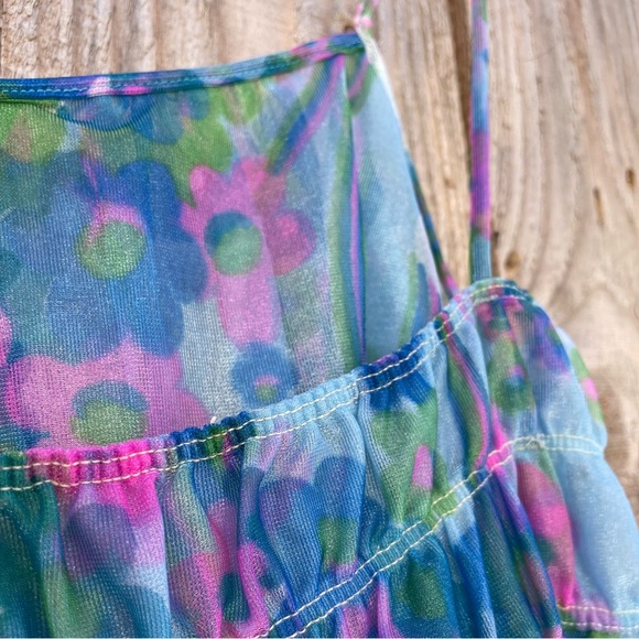 VINTAGE 1970’s iridescent nightie, women’s size xs-small - Picture 6 of 7